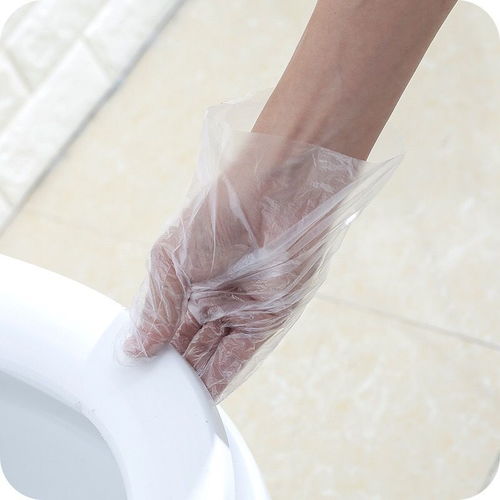 一次性手套薄膜食品衛(wèi)生加厚級吃龍蝦手套家務(wù)透明塑料防護手套